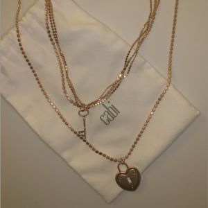 Cabi Lock and Key Necklace